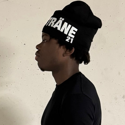 TRÄNE21 BONNET - NOIR/BLANC