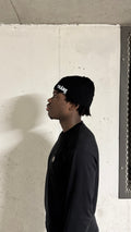 "TRÄNE 21" BLACK BEANIE