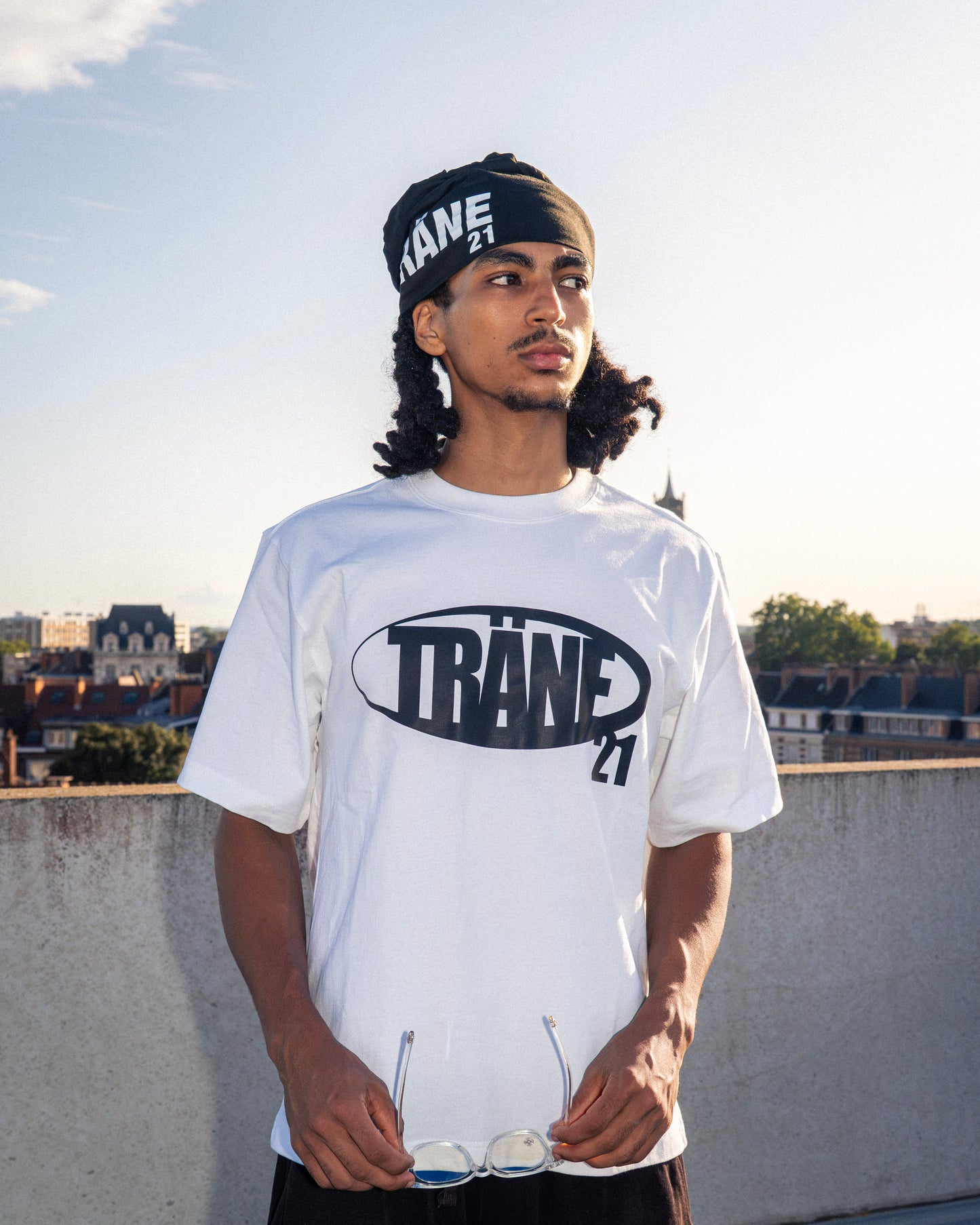 TRÄNE21 PACK T-SHIRT + BONNET - BLANC/NOIR